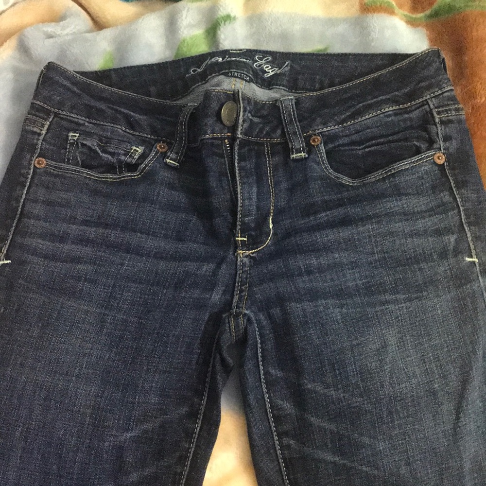 American Eagle low rise stretch jeans